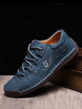 Cargar imagen en el visor de la galería, Love God. Store Dress Shoes Blue / EUR38 Men Minimalist Lace up Front Dress Shoes price
