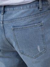 Cargar imagen en el visor de la galería, Love God. Store Men Jeans Men Ripped Slant Pocket Light Wash Jeans price
