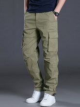 Charger l&#39;image dans la galerie, Love God. Store Men Pants Army Green / S Men Flap Pocket Drawstring Hem Cargo Pants price
