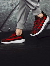 Load image into Gallery viewer, Love God. Store Men Sneakers Men Two Tone Lace up Front Running Shoes price
