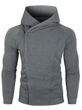 Charger l&#39;image dans la galerie, Love God. Store Men Sweatshirts Dark Grey / S Men Solid Zipper Hoodie price
