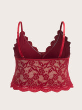 Load image into Gallery viewer, Love God. Store Plus Size Bras &amp; Bralettes Plus Scallop Trim Lace Bralette price
