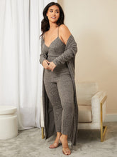 Load image into Gallery viewer, Love God. Store Plus Size Co-Ords Plus Rib knit Cami Jumpsuit Coat price
