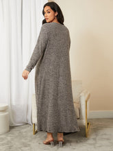 Load image into Gallery viewer, Love God. Store Plus Size Co-Ords Plus Rib knit Cami Jumpsuit Coat price
