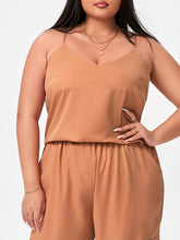 Load image into Gallery viewer, Love God. Store Plus Size Co-Ords Plus Solid Cami Top Pants Set price
