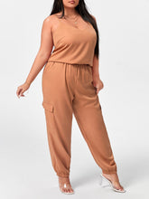 Load image into Gallery viewer, Love God. Store Plus Size Co-Ords Plus Solid Cami Top Pants Set price
