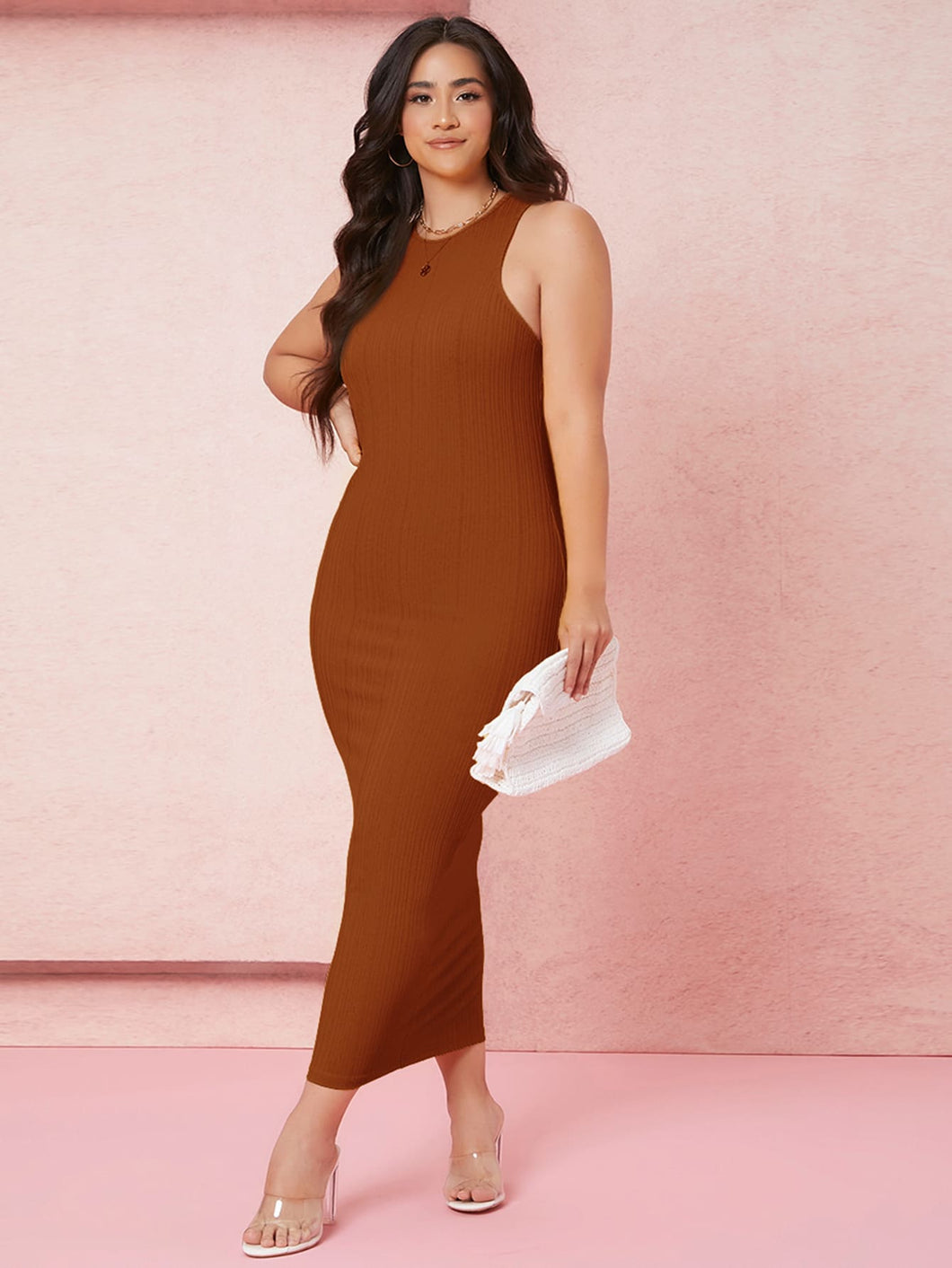 Love God. Store Plus Size Dresses Plus Solid Bodycon Dress Without Bag price