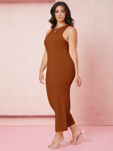 Load image into Gallery viewer, Love God. Store Plus Size Dresses Plus Solid Bodycon Dress Without Bag price
