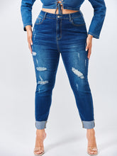 Load image into Gallery viewer, Love God. Store Plus Size Jeans SXY Plus Slant Pocket Ripped Skinny Jeans price
