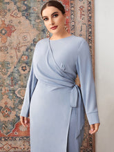 Load image into Gallery viewer, Love God. Store Plus Size Jumpsuits Plus Ruched Tie Side Jumpsuit price

