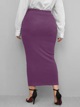 Charger l&#39;image dans la galerie, Love God. Store Plus Size Skirts Large Solid High Waist Skirt price
