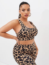 Load image into Gallery viewer, Love God. Store Plus Size Sports Sets Plus Leopard Print Sports Set price
