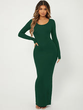 Lade das Bild in den Galerie-Viewer, Love God. Store Women Dresses Dark Green / XS SXY Solid Maxi Bodycon Dress price
