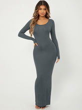 Cargar imagen en el visor de la galería, Love God. Store Women Dresses Dark Grey / S SXY Solid Maxi Bodycon Dress price
