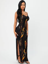 Lade das Bild in den Galerie-Viewer, Love God. Store Women Dresses SXY Tie Dye Split Hem Cami Dress price

