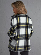 Charger l&#39;image dans la galerie, Love God. Store Women Jackets Plaid Print Drop Shoulder Jacket price
