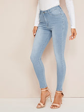 Load image into Gallery viewer, Love God. Store Women Jeans Light Wash / XS Stonewash Skinny Jeans price
