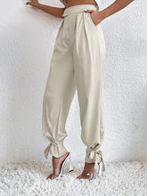 Load image into Gallery viewer, Love God. Store Women Pants High Waist Knot Hem Pants price
