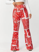 Load image into Gallery viewer, Love God. Store Women Pants Multicolor-3 / XS SXY Scarf Print Flare Leg Pants price
