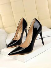 Load image into Gallery viewer, Love God. Store Women Pumps Black / CN35 Point Toe Stiletto Heeled Court Pumps price

