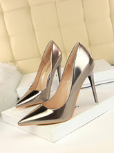 Load image into Gallery viewer, Love God. Store Women Pumps Bronze / CN35 Point Toe Stiletto Heeled Court Pumps price
