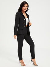 Load image into Gallery viewer, Love God. Store Women Suit Sets Double Breasted Blazer Tailored Pants price
