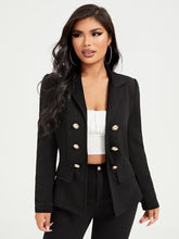 Lade das Bild in den Galerie-Viewer, Love God. Store Women Suit Sets Double Breasted Blazer Tailored Pants price
