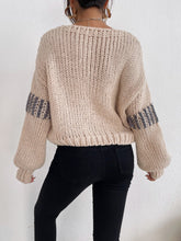 Charger l&#39;image dans la galerie, Love God. Store Women Sweaters Geo Pattern Drop Shoulder Sweater price
