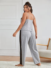 Cargar imagen en el visor de la galería, Love God. Store XL Size Pajama Sets XL Contrast Lace Cami PJ Set price
