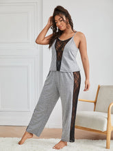 Cargar imagen en el visor de la galería, Love God. Store XL Size Pajama Sets XL Contrast Lace Cami PJ Set price
